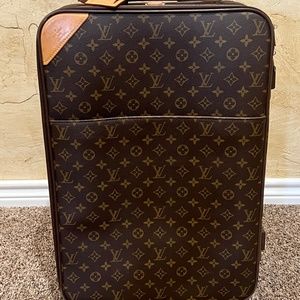 Louis Vuitton monogram Pegase wheeled carry on.